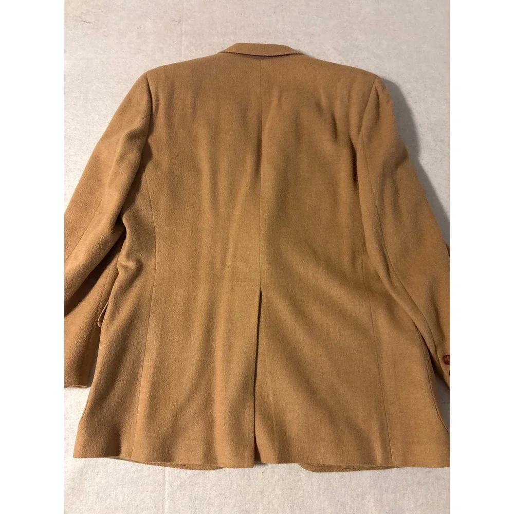Vintage Camel Hair‎ Blazer Mens 42R Tan Brown 2-Button Sport Coat Good Condition
